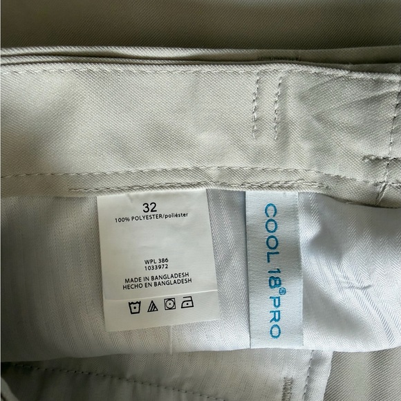 Haggar Cool 18 Pro Shorts 32W NWT Stretch Expandable Waist Golf - Picture 5 of 10